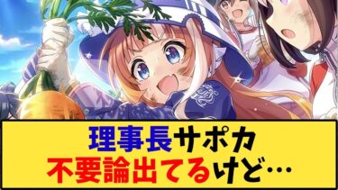 【ウマ娘】「理事長サポカ不要論出てるけど…」に対する反応【反応集】