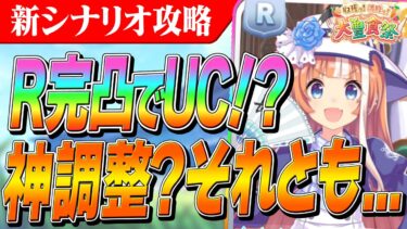 【ウマ娘】R完凸でUC報告も！？理事長強化で実際どうなったかと素直な感想　ニシノと理事長はどちらを優先すべきか…！？