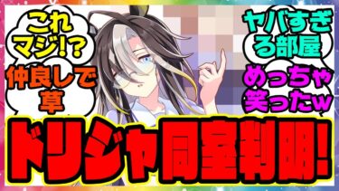 速報『ドリームジャーニーの同室が早速判明する！』に対するみんなの反応集 まとめ ウマ娘プリティーダービー レイミン ドリジャ