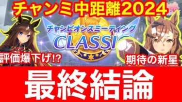 【チャンミクラシック最終Tier表】対人戦最強Youtuber最終結論【チャンピオンズミーティング中距離】