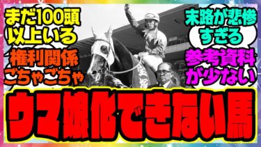 『ウマ娘化できなさそうな馬ってどんなのがいるの？』に対するみんなの反応集 まとめ ウマ娘プリティーダービー レイミン