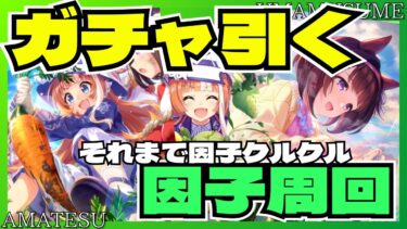 16時からガチャ引きます！それまで因子クルクルしていきましょー！/タキオンレポ期間前にダート因子完成させる/ルムマやってますので、気軽にご参加ください【#ウマ娘 #大豊食祭 #ライブ配信 #ッッ祭 】