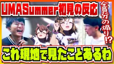 ウマ娘達の煽りと曲の完成度に存在しない夏の記憶が蘇るトレーナー【UMASummer初見の反応】