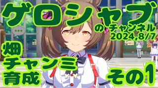 ミラティブ配信　ウマ娘育成動画　8/7配信　1/2