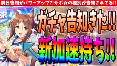 【ガチャ告知】根性ファインが発表!!前日告知がパワーUP?!新加速持ちで期待度あげあげ?! #ウマ娘