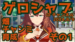 ミラティブ配信　ウマ娘育成動画　8/9配信　1/2