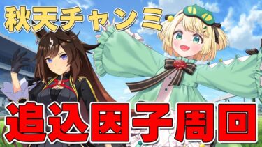 【ウマ娘/チャンミ】ドゥラメンテ気になるので秋天チャンミ用に追込因子周回【夜祭まかまか/Vtuber】