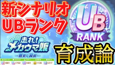 【新シナリオ】メカシナリオUBランク育成論！1育成丸ごと分かりやすく解説！オーバードライブの使い方、チューニングの振り分け方など！【ウマ娘】